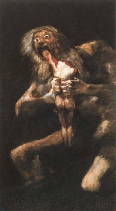 Francisco Goya saturn Spain oil painting art